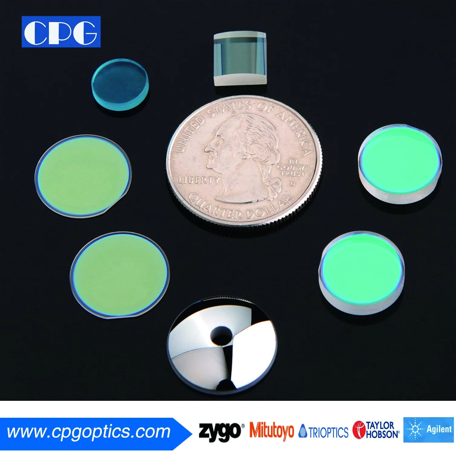 China Manufacture Good Surface Polished Blue Optical Glass Filter