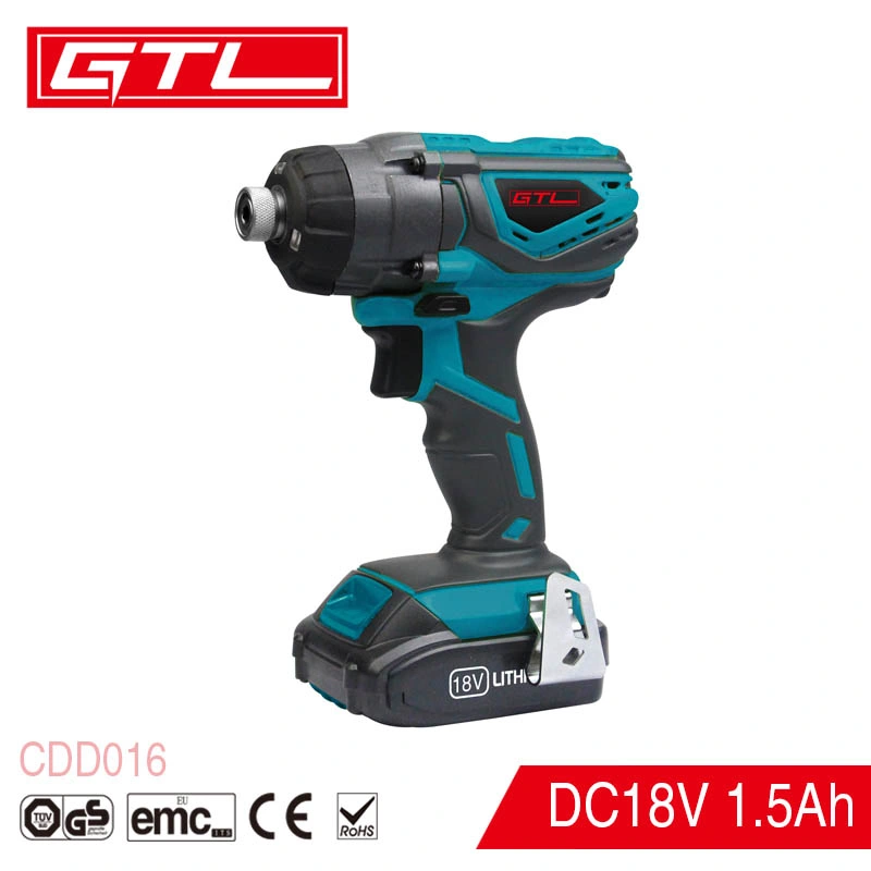 18V Lithium-Lon Compact Cordless Impact Wrench with 3 LED Work Light (CDD016)