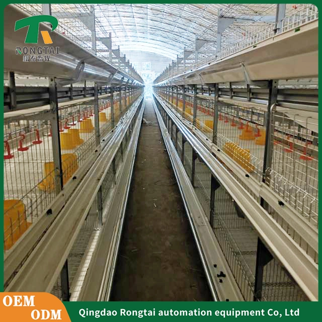 Factory Price Automatic Galvanized Farm Equipment Broiler Breeder Layer Livestock Poultry Bird Battery Chicken Cages for Feeding Drinking for Chicken House