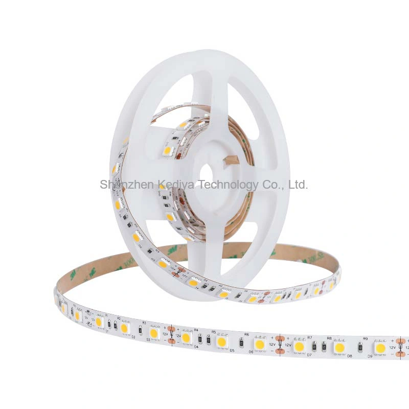 60/120/180/240SMD IP65 IP20 SMD5050 SMD2835 ГИБКИЙ КАНАТНЫЙ САМОДЕЛЬНЫЙ 12 В 24 В. Светодиодная полоска с FCC CCC LVD EMC RoHS CE Праздничная домашняя вечеринка в помещении вне помещения