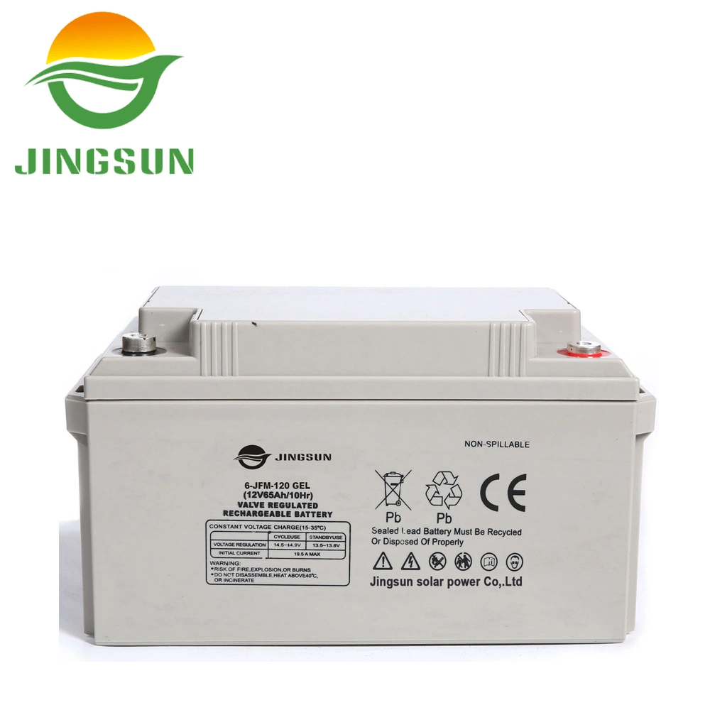 Copper Terminal Longer Cycle Life Convexnient for Installation Grey/Black/Red 6-Gfm-200ah Lead Acid Battery