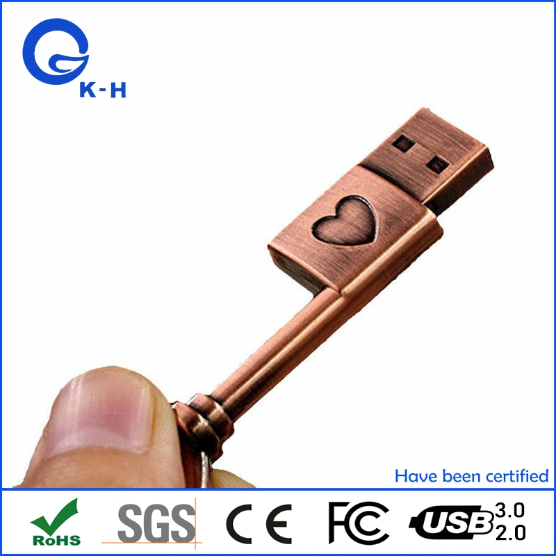 Promotional Gifts Ancient Metal Key USB Stick 4GB 8GB 256GB