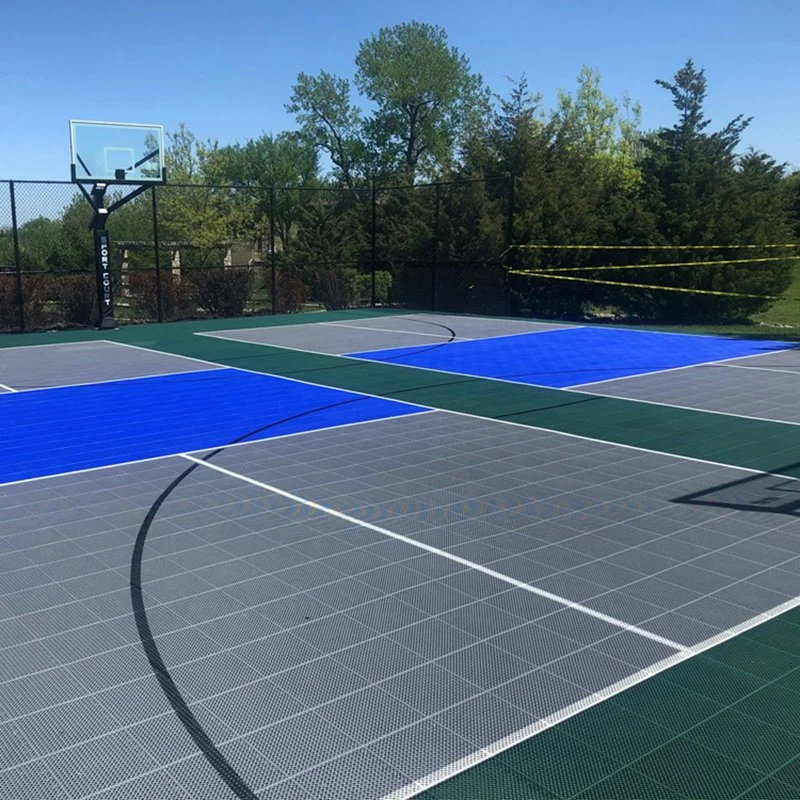 2022 Hot Sale Intelligent PP Portable Basketball Sport Court Material Plastic Tiles Temporary Basketball Flooring Outdoor