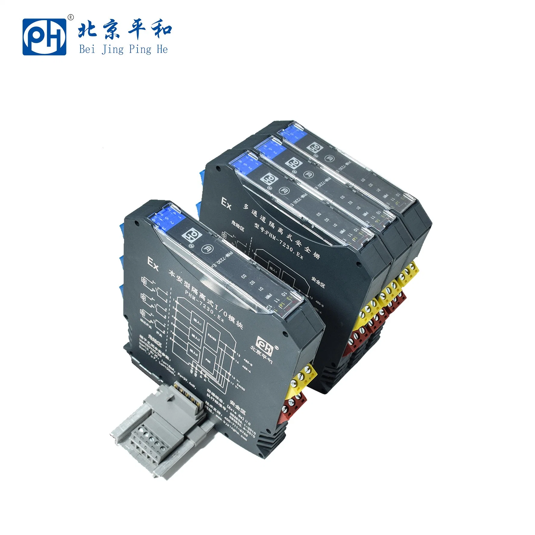 Three-Channel Digital Input Module Convert Switching Signal in Dangerous Area Isolated to Digital Signals