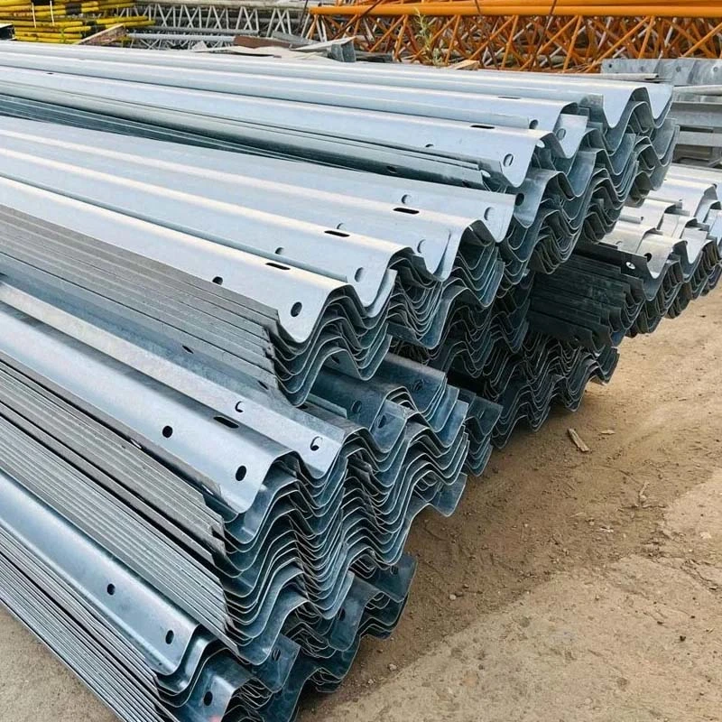 Hot Dipped Galvanized W Beam Guardrail Crash Barrier for Road Safety Roadway Safety Stradali Barriere Galvanised Steel Guardrail From China