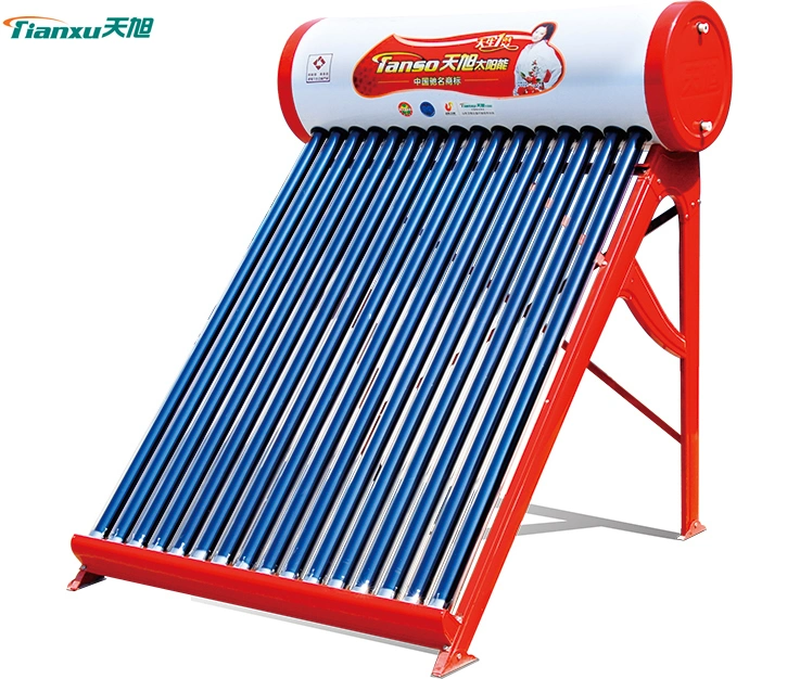 Factory Price Non-Pressurized Vacuum Tube Solar Water Heater