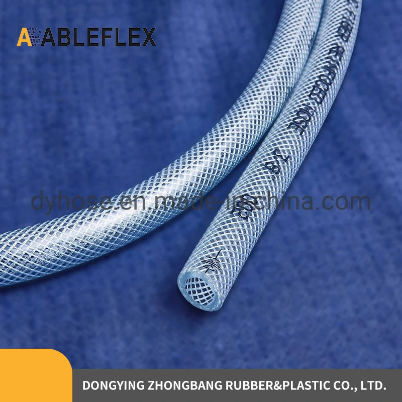 High quality/High cost performance  Lightweight Flexible Braided PVC Fiber Reinforced Hose for Water Transfer