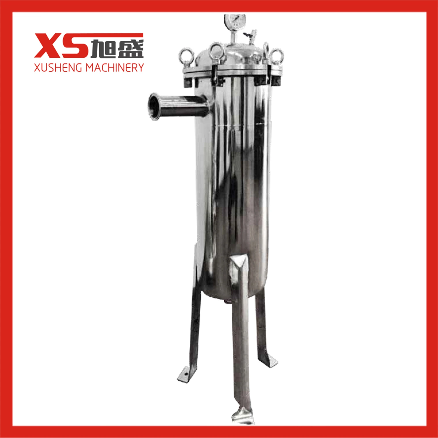 Customize Sanitary Stainless Steel Side Entry Bag Filter