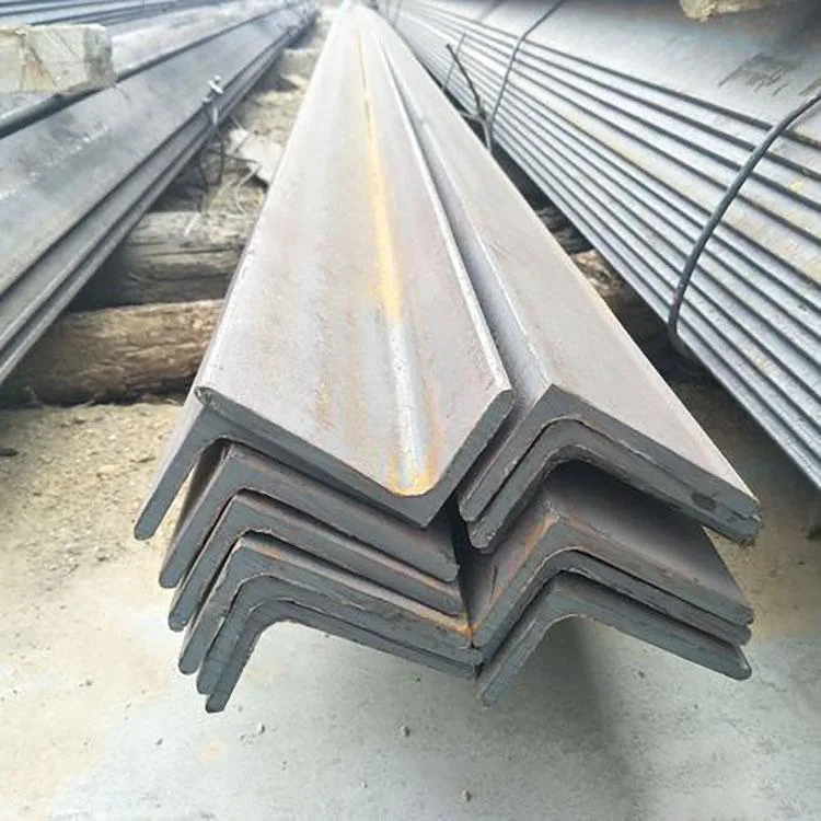 Barra de ângulo de carbono Material de Construção estirados a frio preto galvanizado A36 SS400 P235B perfil metálico de ferro Unqual laminadas a quente de aço leve a barra de Ângulo Igual