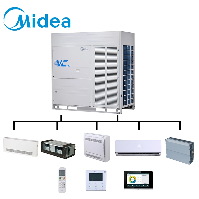 تبريد الفئة MIDEA VRF VC PRO فقط و VRF الصغير مكيف الهواء مضخة مكيف الهواء مكيف الهواء مع الإطارات الداخلية متعددة التردد (VRF) وحدات AC لمبنى البنك