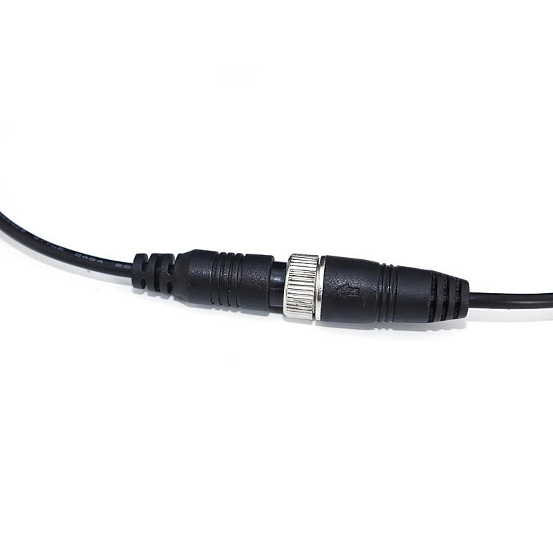 1m 5m 10m 15m 20m 25m/M12 4pin tapón de aviación impermeable Cable de extensión de audio y vídeo de cámara de hombre a mujer Supervisión