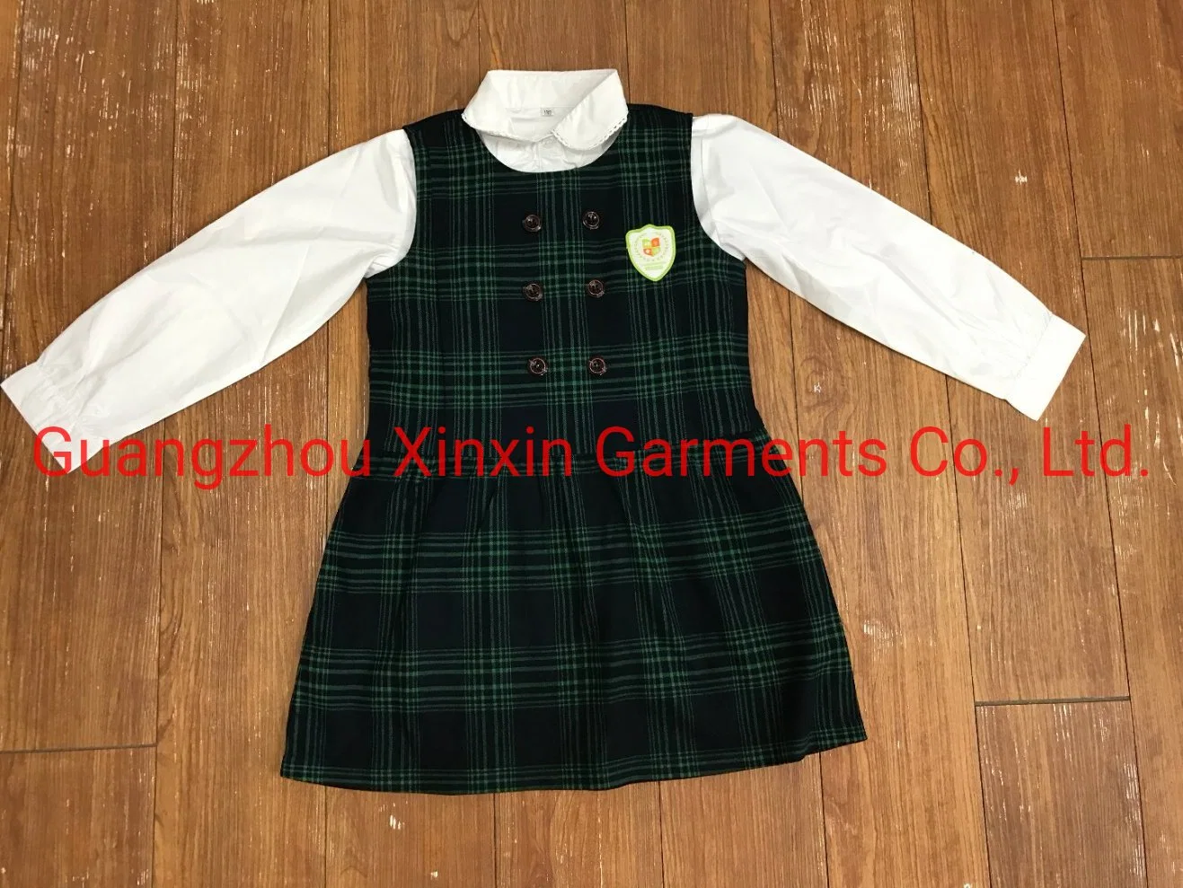 Conceptions de uniformes scolaires primaires, vêtements pour enfants (U197)