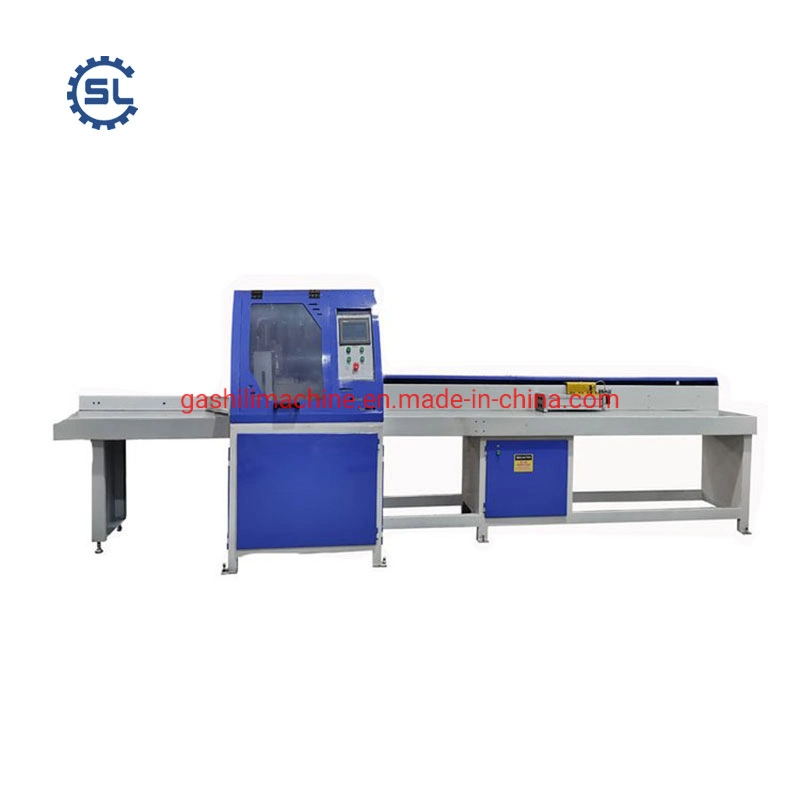 Woodworking CNC Automatic Cross Cutting Wood Blocks Lumber Saw Machine