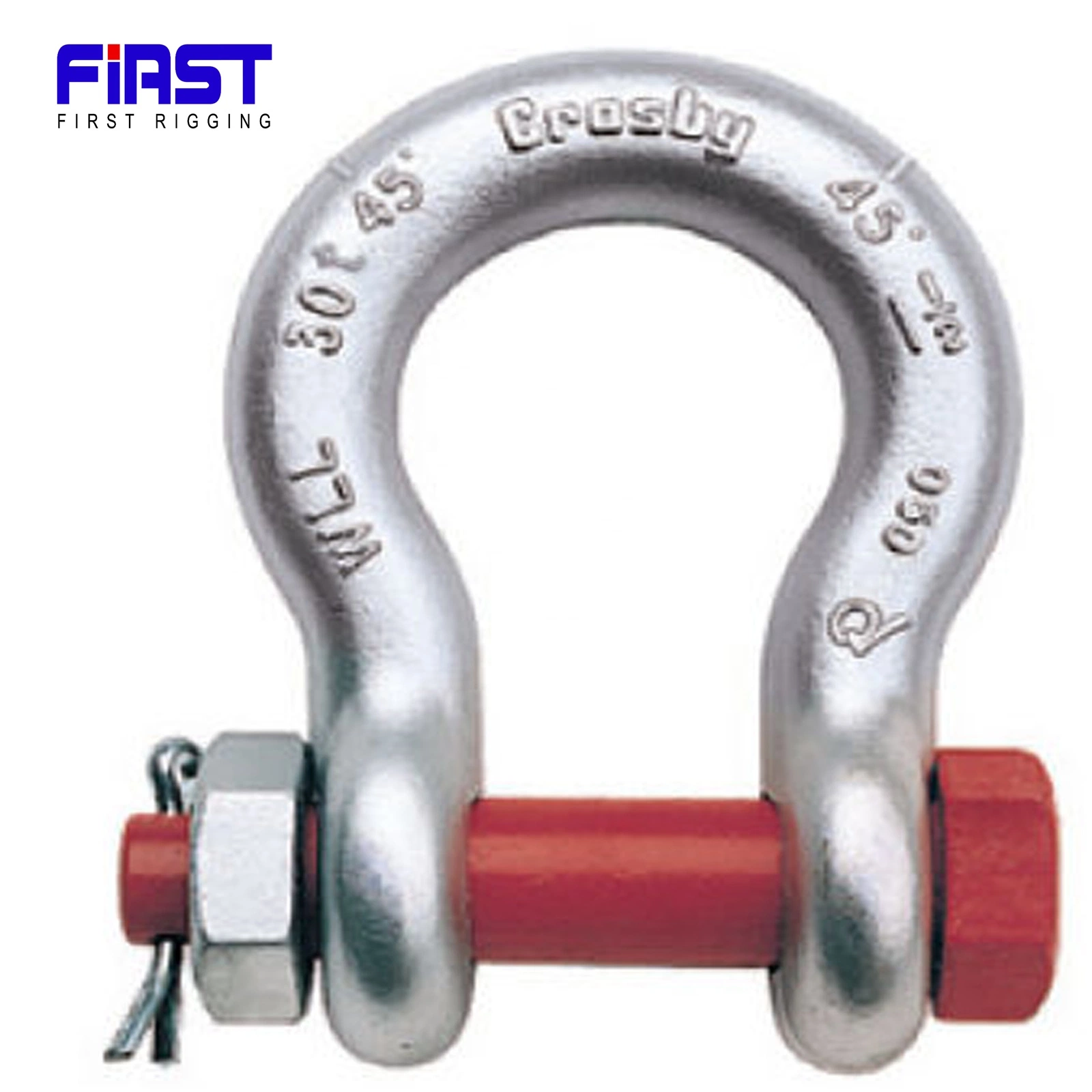 Forged Galvanized Us Safety G2130 Bow Shackle with Marine