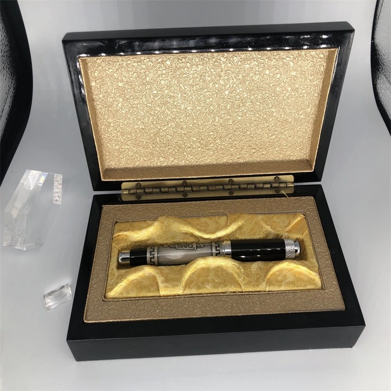 China Apple Bic Lápis Grosso Cristal Swarovski por grosso de bambu de fantasia em toras de madeira Custom Esferográfica