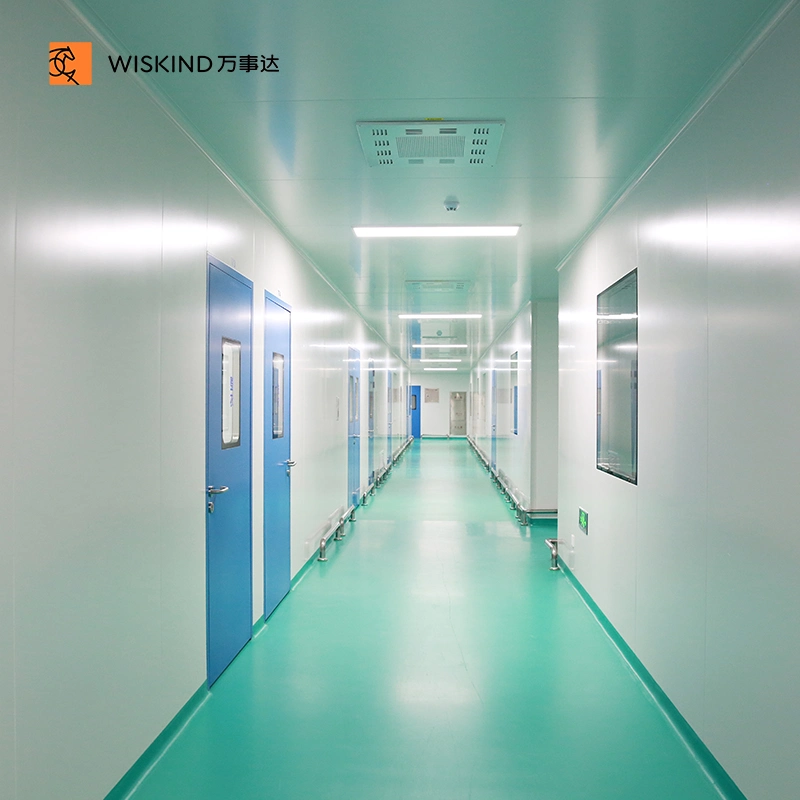 50mm/75mm/100mm/150mm PPGI Rockwool Sandwich Wall Panel Modular Cleanroom