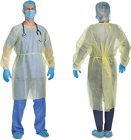 Disposable Isolation Dustproof Protective Clothing for Labs Beauty Food Service