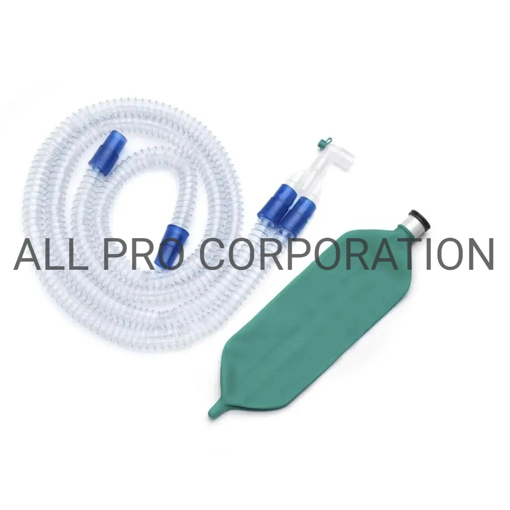 PVC Medical Corrugated Anesthesia circuit tube extensible ondulé pour USI