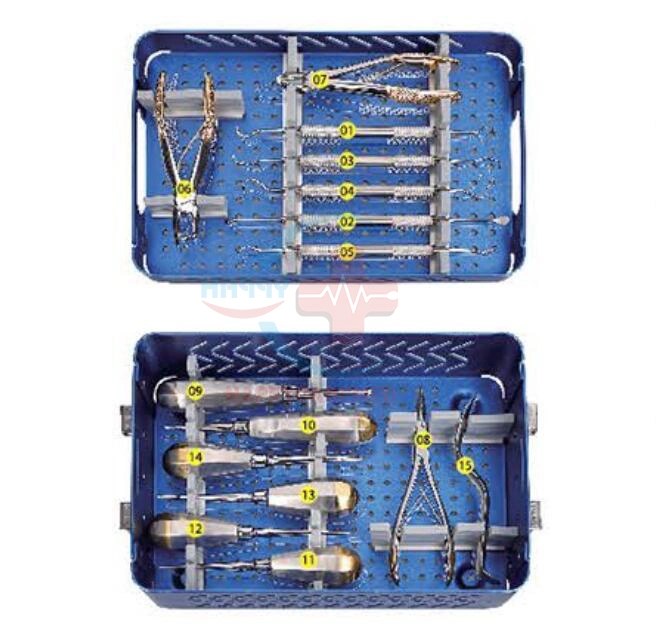 Hc-T037 Vet Surgical Instrument Set Veterinary Dental Instrument Kit