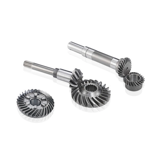 Miniatura Acero inoxidable pequeño helicoidal Metal Sintered plástico espiral Miter Engranajes cónicos forjados rectos Zerol forjados de 90 grados