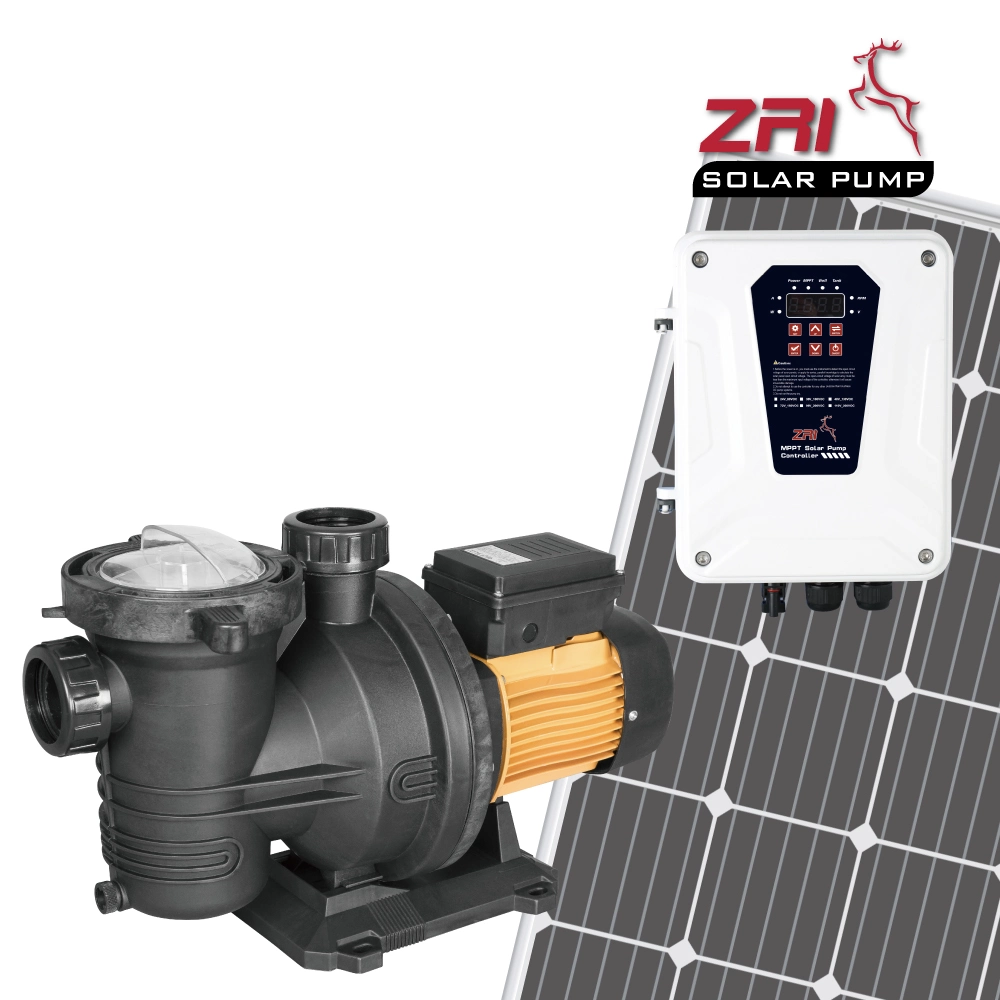 Latest Upgrade Zssp 48V500W Solar Swimming Pool Pump with MPPT Controller