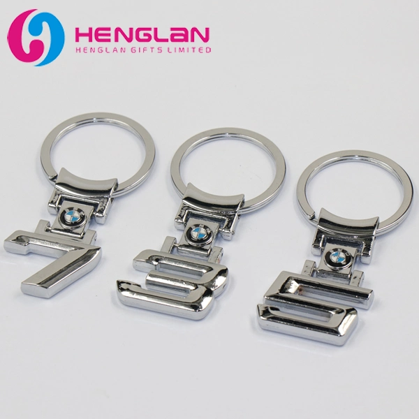 Silver Plated Metal Alloy BMW X1 Keyring for Promotional Car Logo Keychain Gift (HL-KC133)