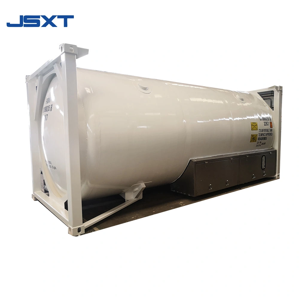 Lange Lebensdauer 20ft T75 ASME Standard Lox Lin Lar LNG LCO2 ISO Tankcontainer zum Verkauf