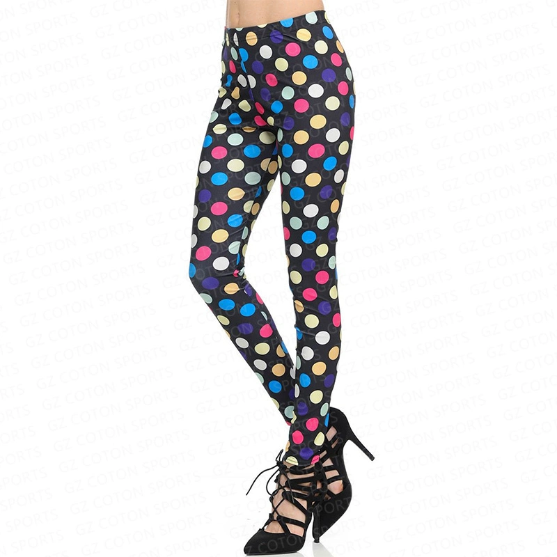 Customization Fashion Christmas Printing Tights Yoga Leggings Running Gym Wear Fitness Pants