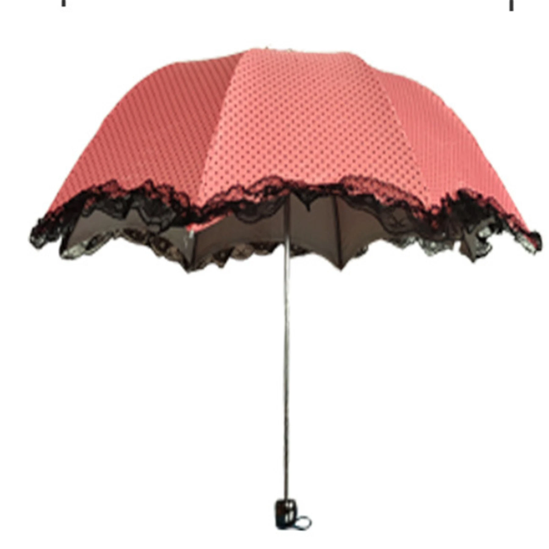 Lace Parasol Compact Umbrella Anti UV Resistant Sunny Umbrella