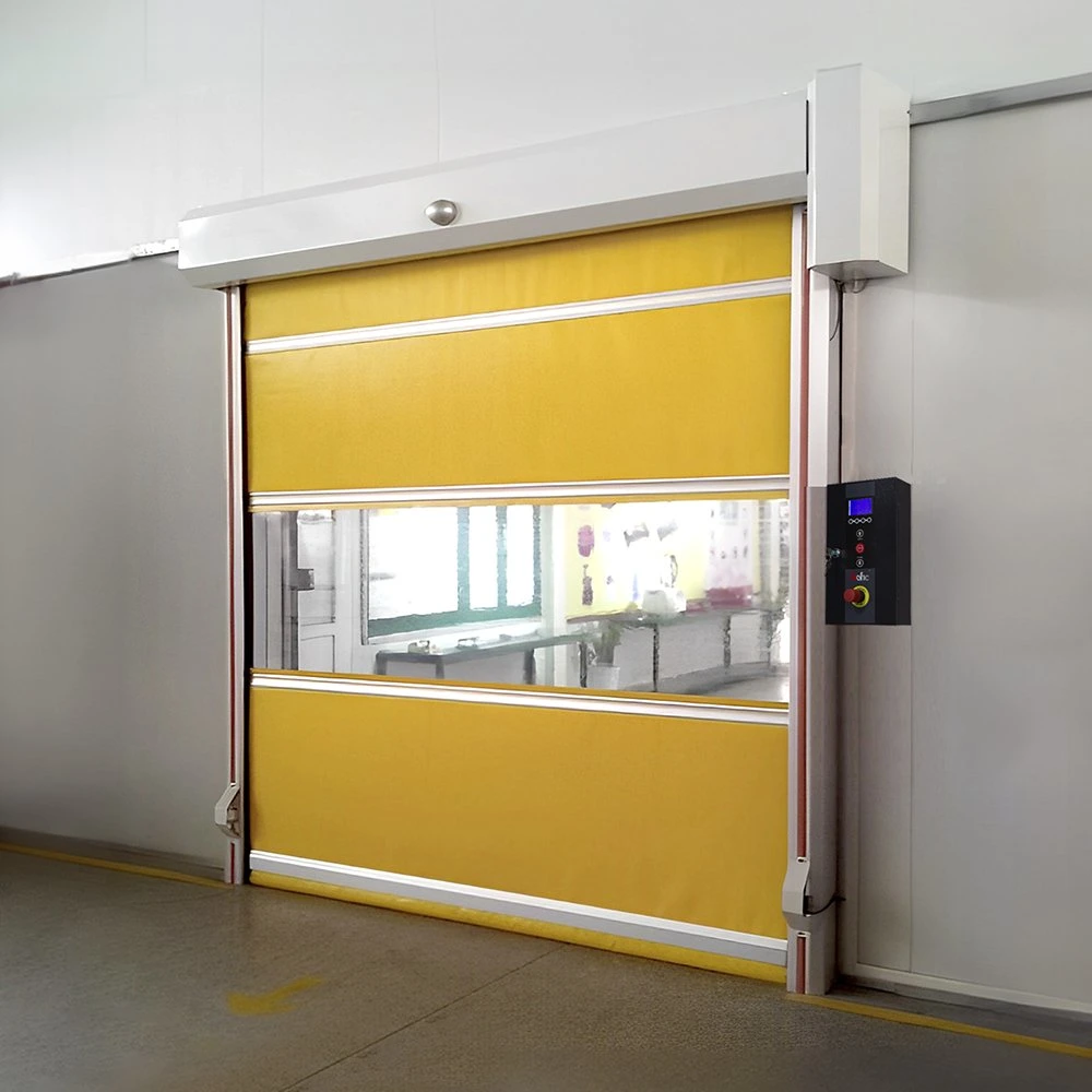 Plastic Fast Door with Transparent Window (HF-1055)