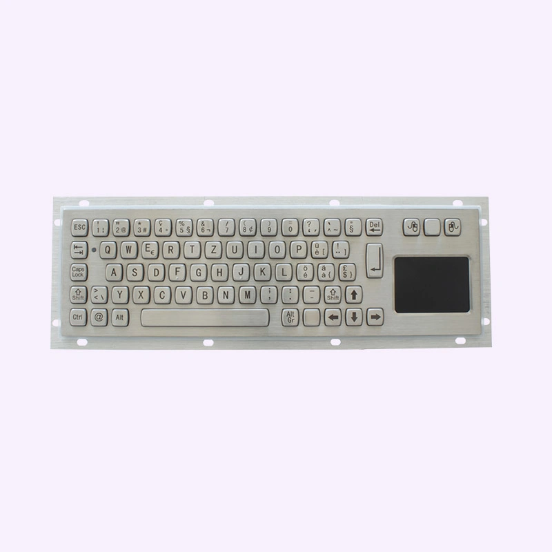 Hot Sale Waterproof Metallic Keyboard with Touch Pad