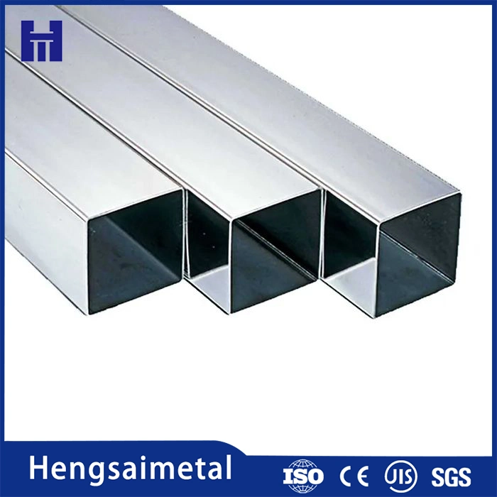 AISI 430 201 Steel Square Tube Rectangular Tube and Hollow Tube