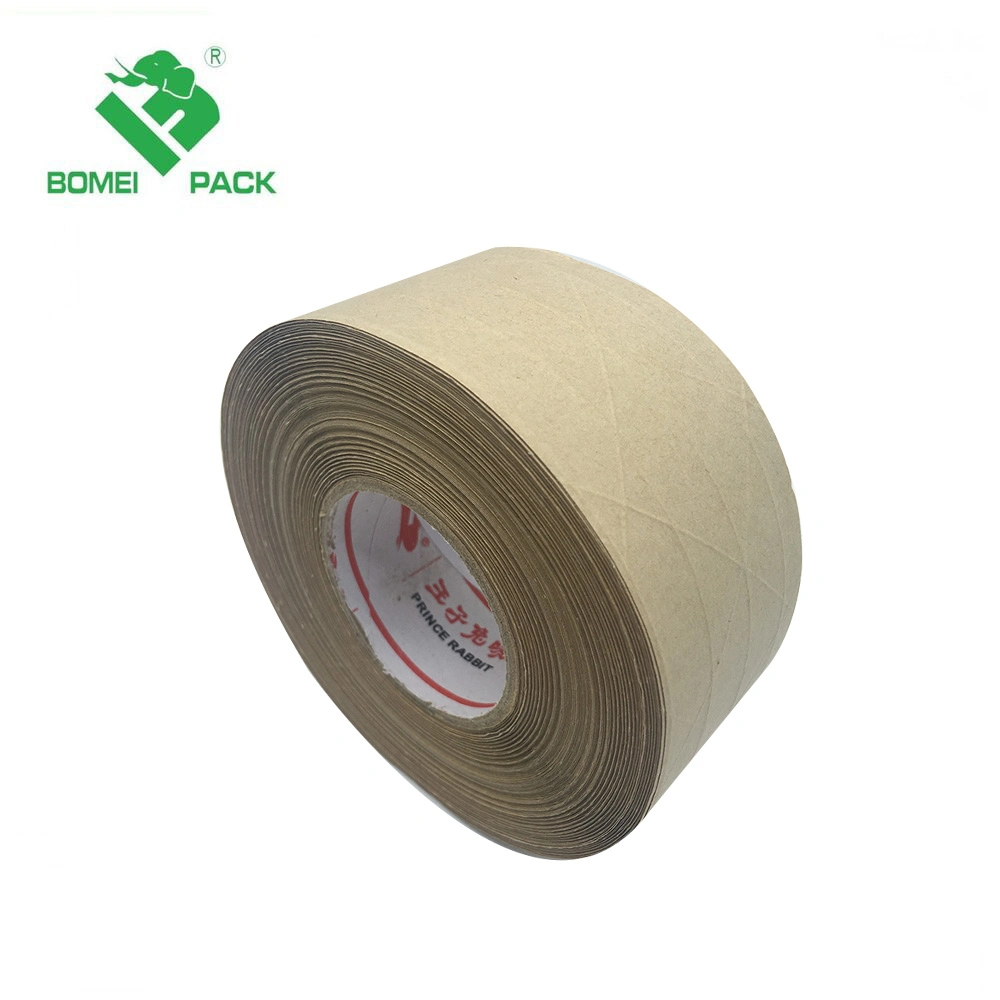Self-Adhesive Kraft Paper Tape with Thread Manufacturer Direct Sales