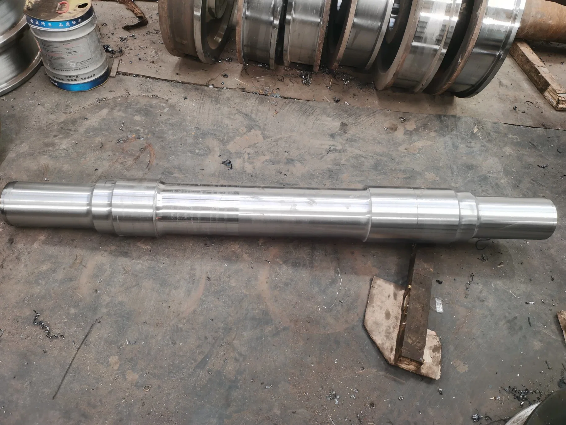 Customized Machine Part Metal Axles Heavy Shaft Forging Stainless Steel