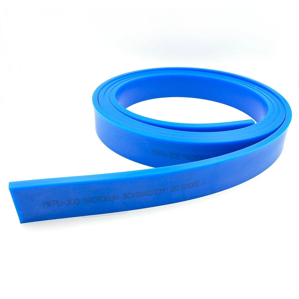 PU Squeegee Blade for Silk Screen Polyurethane Printing Squeegee Rubber with Yellow