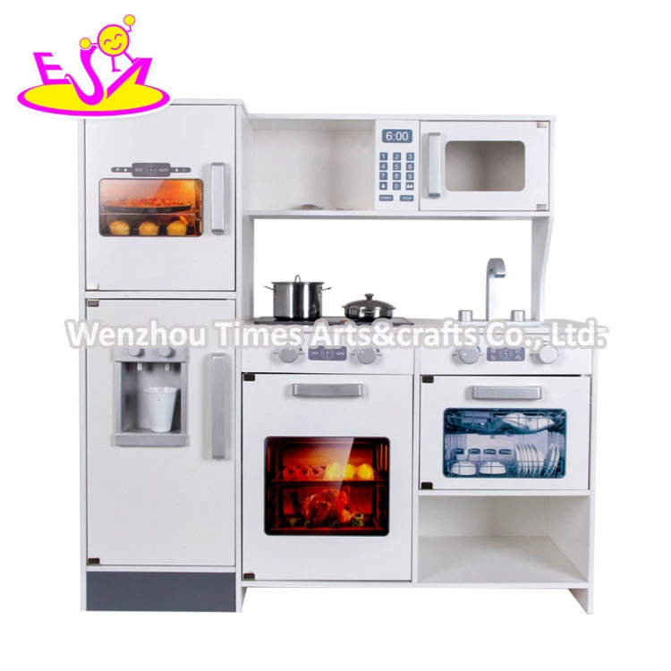 2021 New Multifunctional Modern Wooden Kindergarten Kitchen Toy for Children W10c616