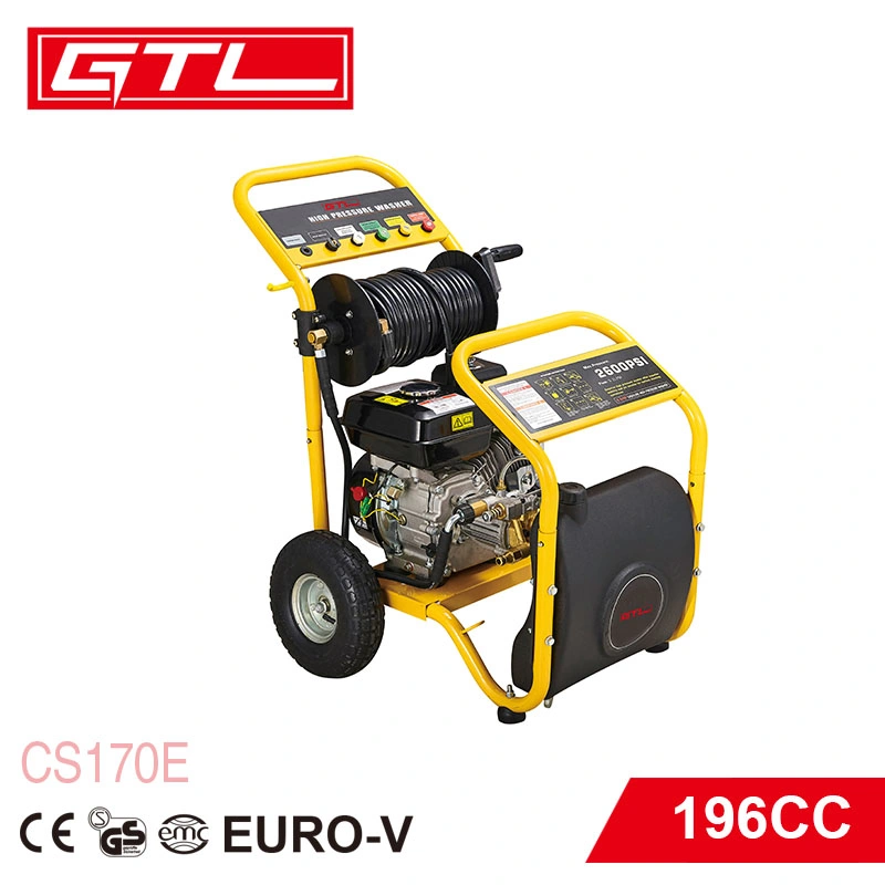 4-Stroke Ohv Gasoline Engine High Pressure Washer with 8-Inch Pneumatic Wheels (CS170E)