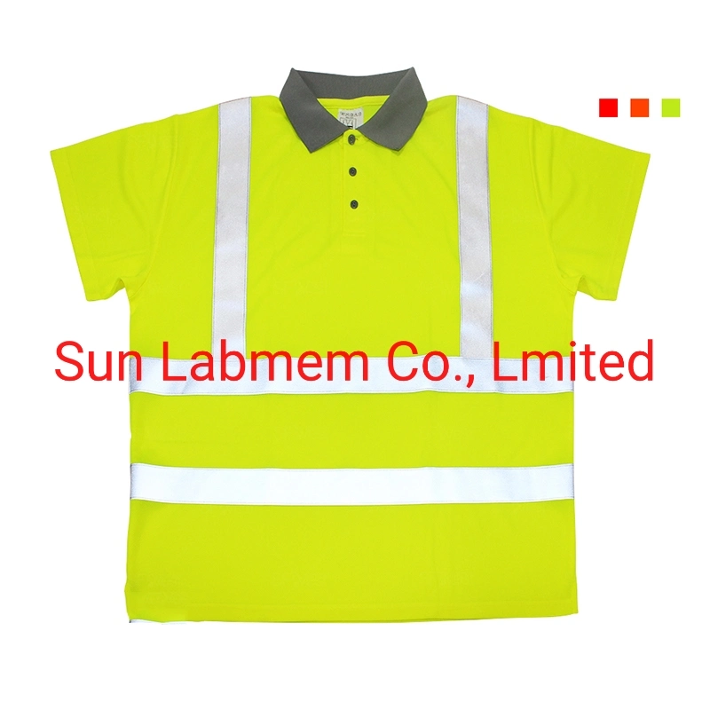 Hi-Viz T-Shirts Work Wear Working Clothes Polo Shirts Safety Workwear