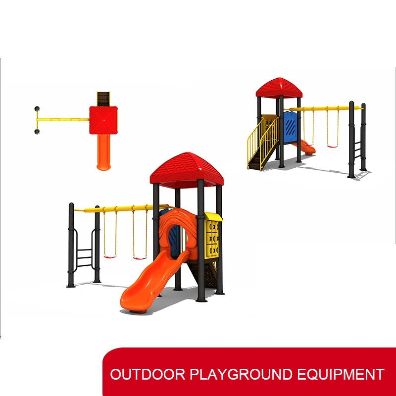 Small Outdoor Plastic Children Game Slide Playground Amusement Park