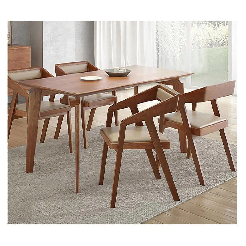 Nordic Japanese Style Simple Modern Solid Wood Chairs Dining Chair Home Furniture