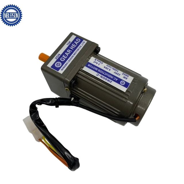 220V AC Speed Control AC Gear Motor 6 Watt