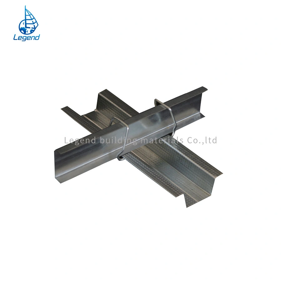 Metal Stud Light Keel Suspended Ceiling Omega Furring Channel for Decoration Project