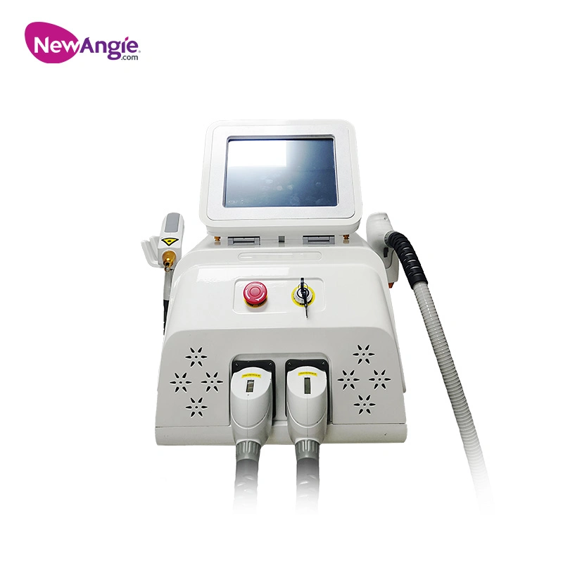 La piel negra 3 ondas IPL Cabello Eliminación permanente del láser Nd YAG Laser IPL profesional para el cuerpo