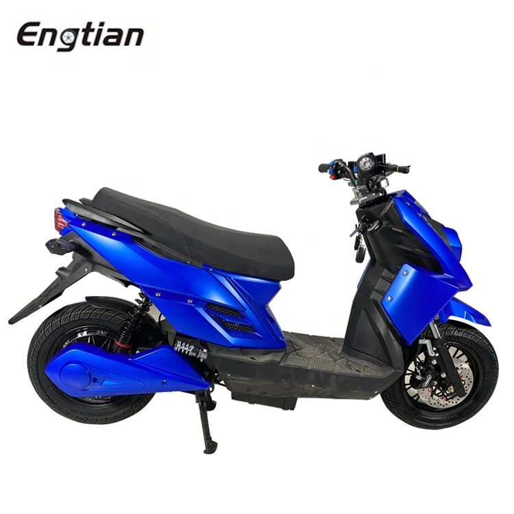 2022 Engtian 1000W 60V Electric Motorcycle Adult 2 Wheels High Speed Good Quality Electric Scooter