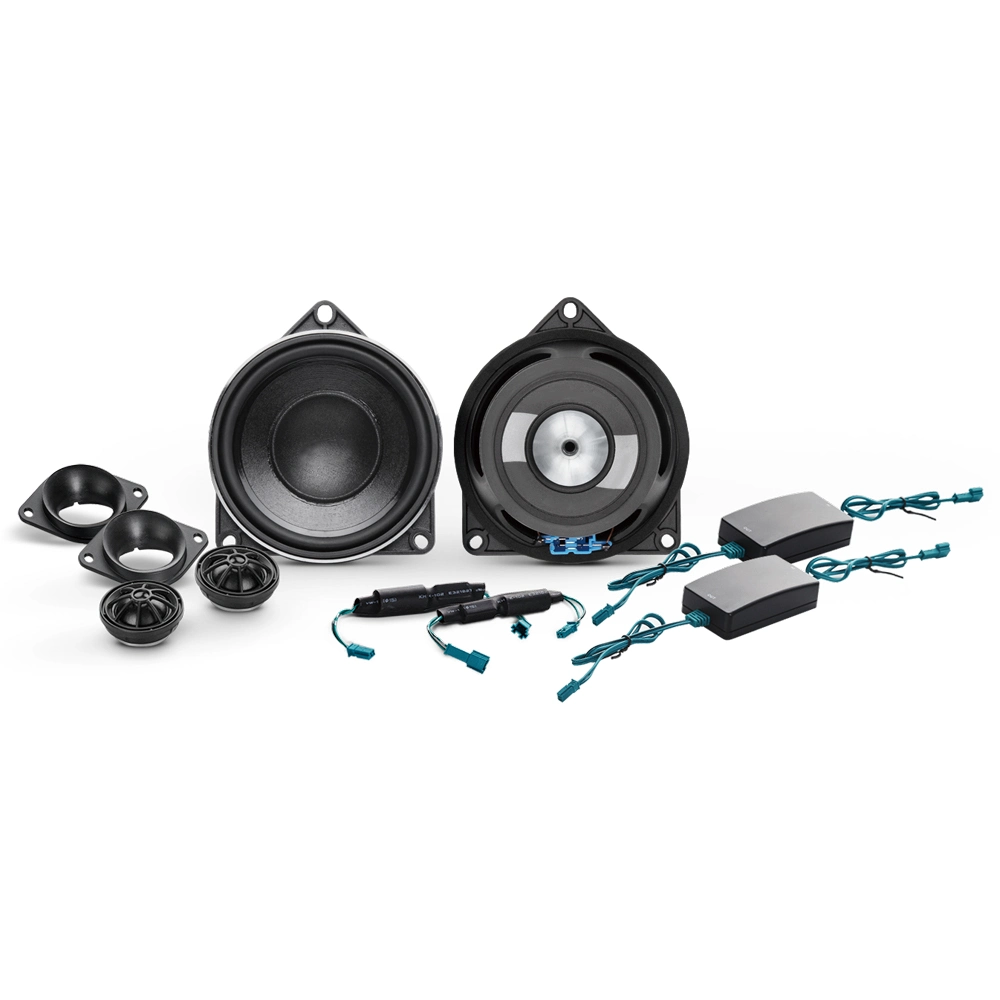 Mise à niveau du système Plug and Play voiture Tweeter néodyme spécifique médiums et système audio automobile de haut-parleur 2 voies pour BMW Speaker Set de composant