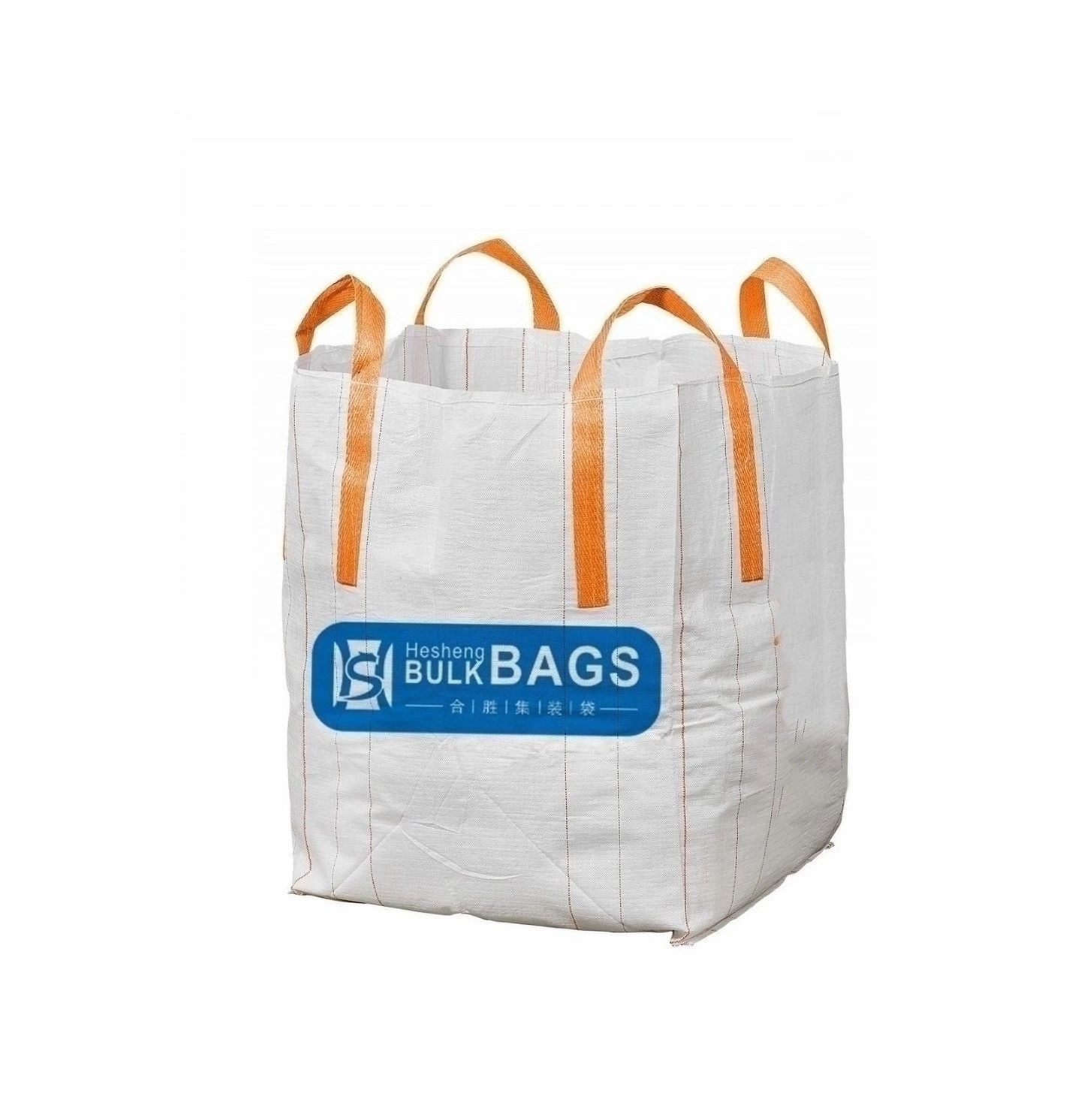 Hesheng FIBC Bulk Bags Builders Garden Rubbish Heavy Duty Industrial Woven Jumbo Storage Sack Bags