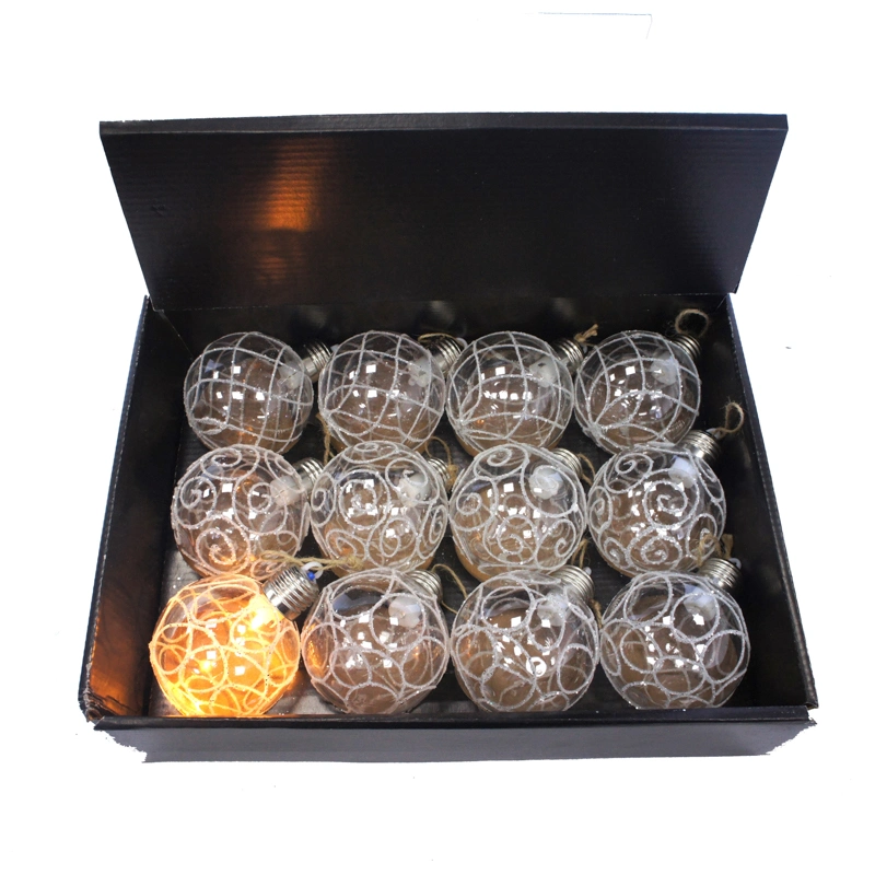 New Design Electric Glass Home Ornament Christmas Tree Decoration Ball