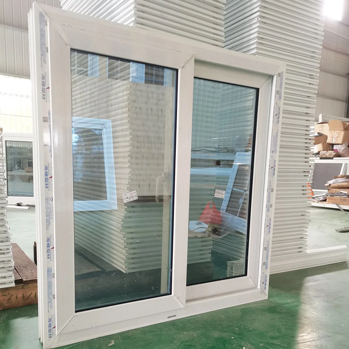 Hurricane Protection UPVC Plastic Glass Sliding Doors and Window