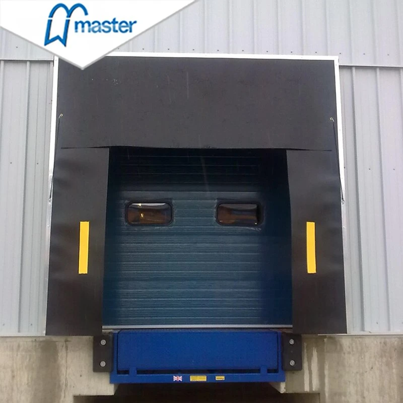 Master Well Inflatable Curtain Sponge Mechanical Industrial Sectional Door Loading Dock Shelter & Dock Seal for Warehouse