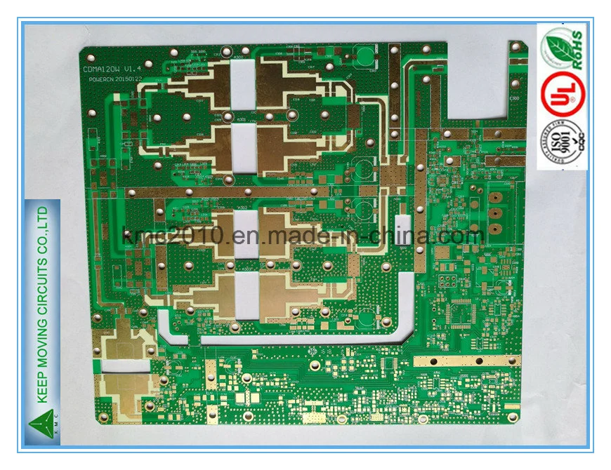 PCB de alta frecuencia de circuito impreso PCB 2 capas con Rogers